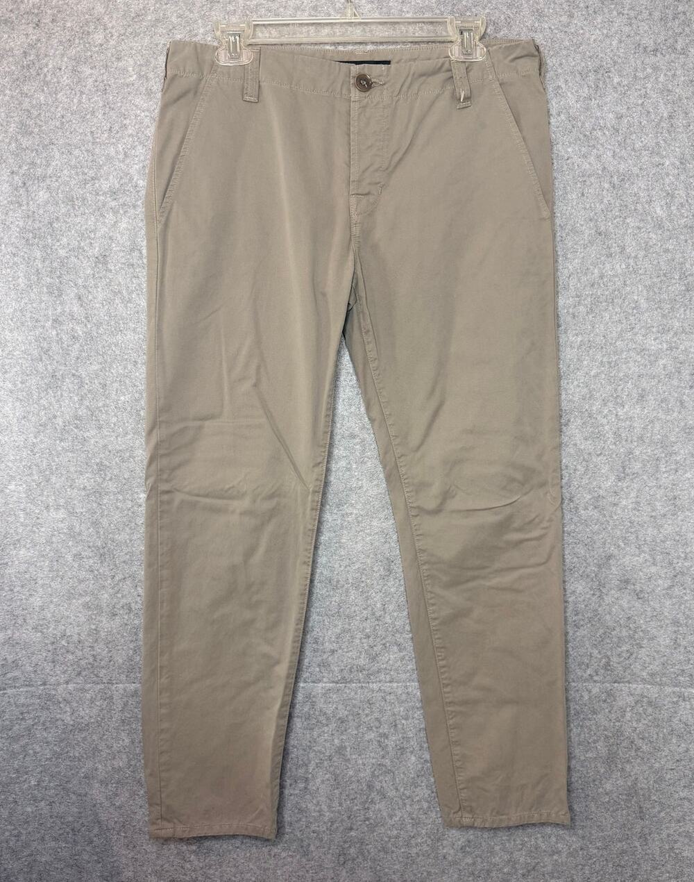 J Brand Inez Chino Pants Womens 28 Khaki Low Rise Slim Fit NWOT Made USA